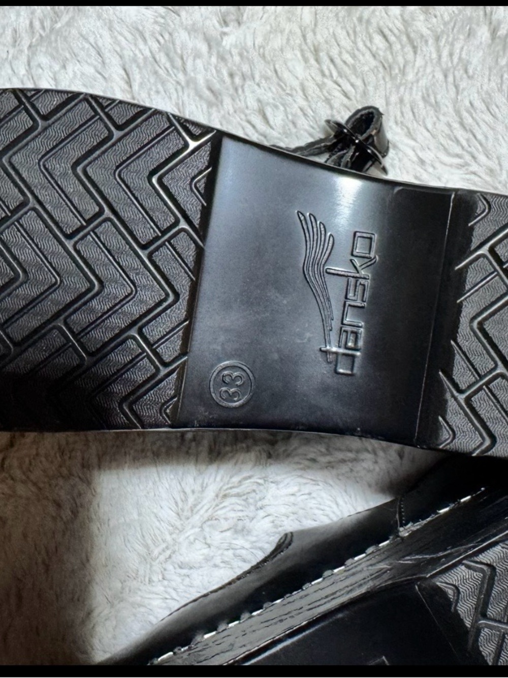 Dansko Kids Black Marcelle clog - Black - Picture 3 of 9